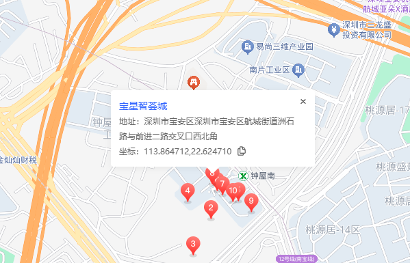 宝星智荟城位置地图