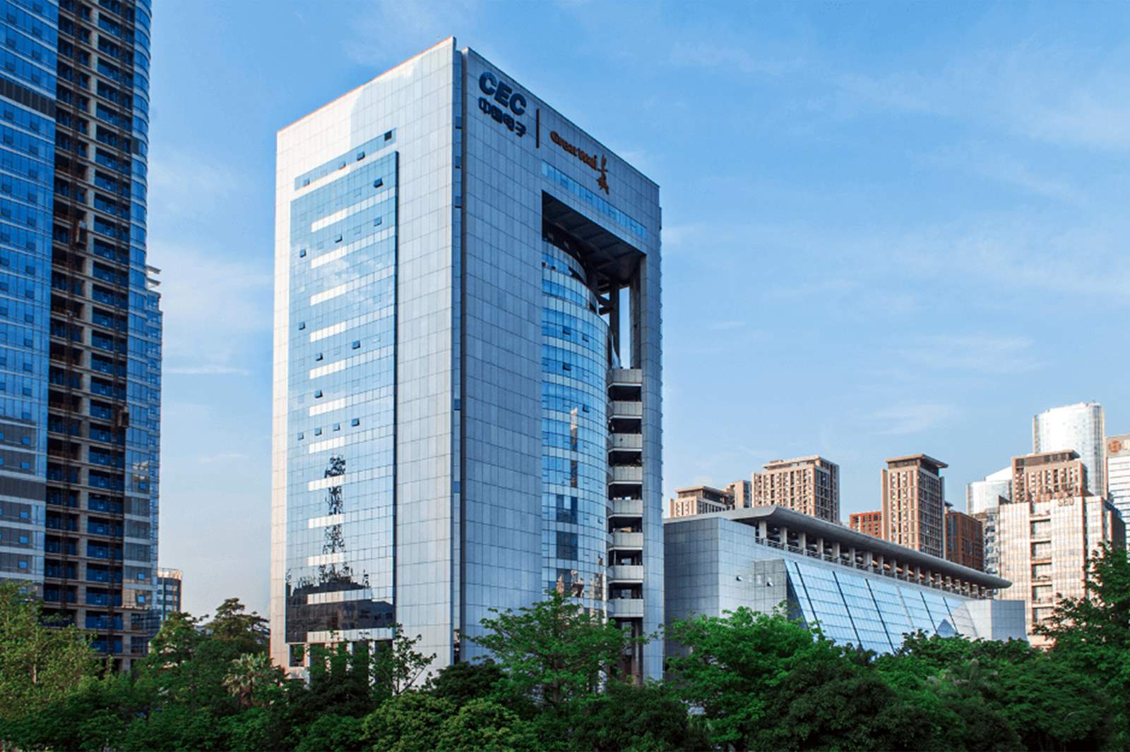 长城计算机大厦外观图