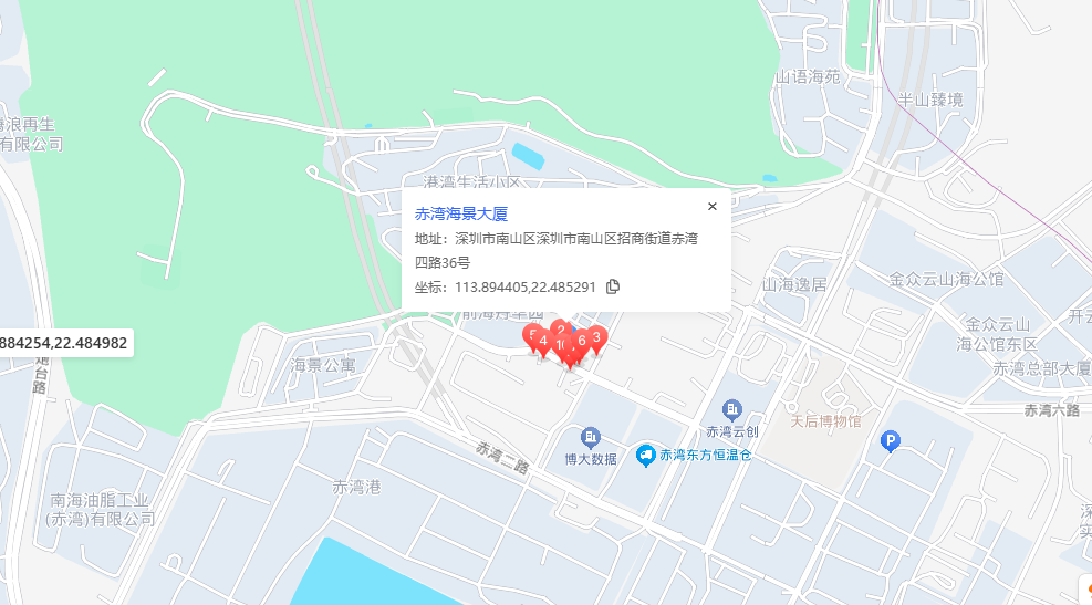 赤湾海景大厦位置地图