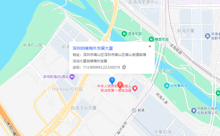 深圳创维海外发展大厦位置地图