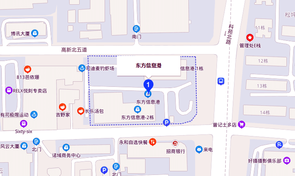 东方信息港位置地图