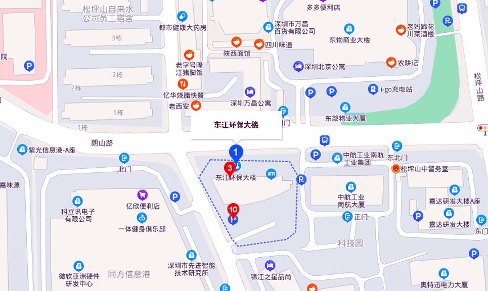 东江环保大厦位置地图