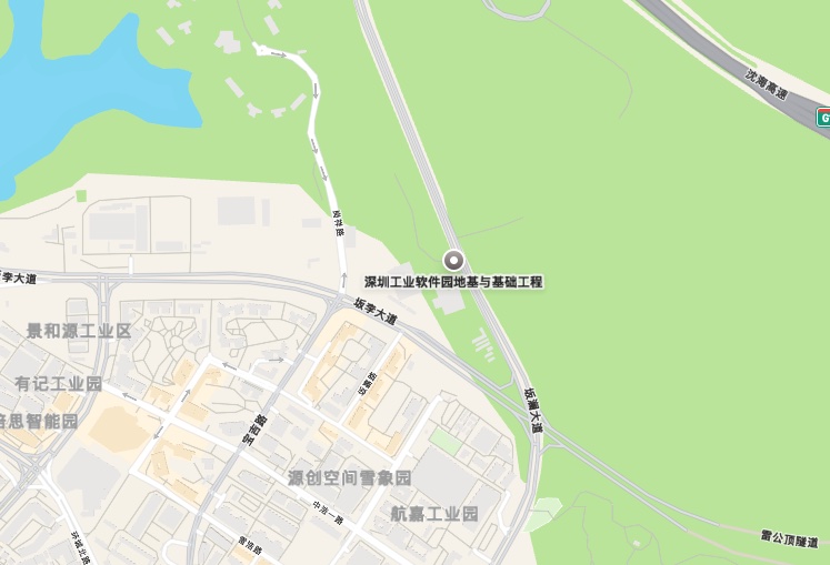 深圳工业软件园位置地图
