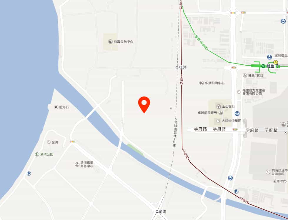 前海鸿荣源中心位置地图
