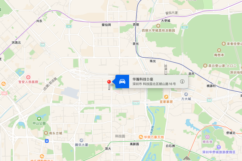 华翰科技大厦位置地图
