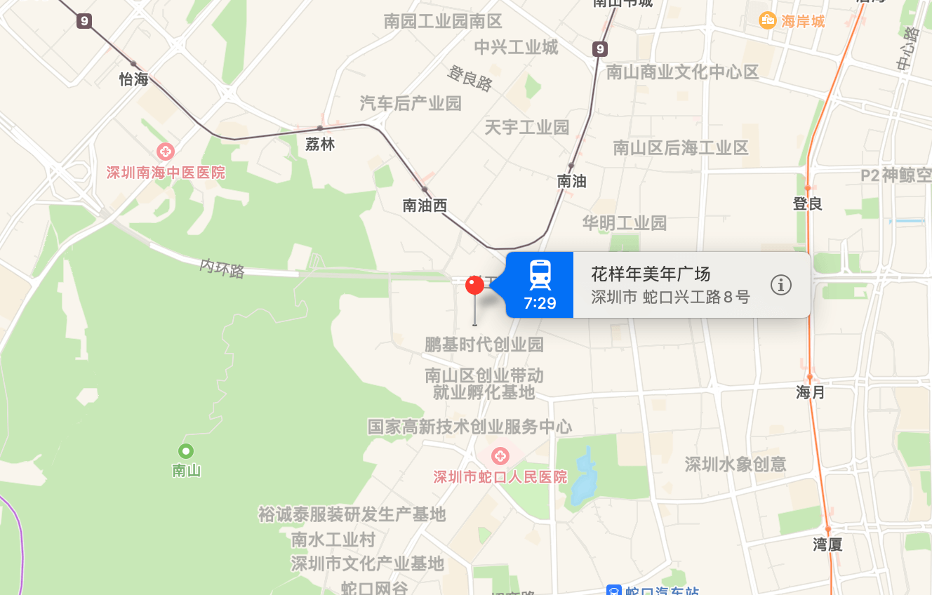 花样年美年广场位置地图