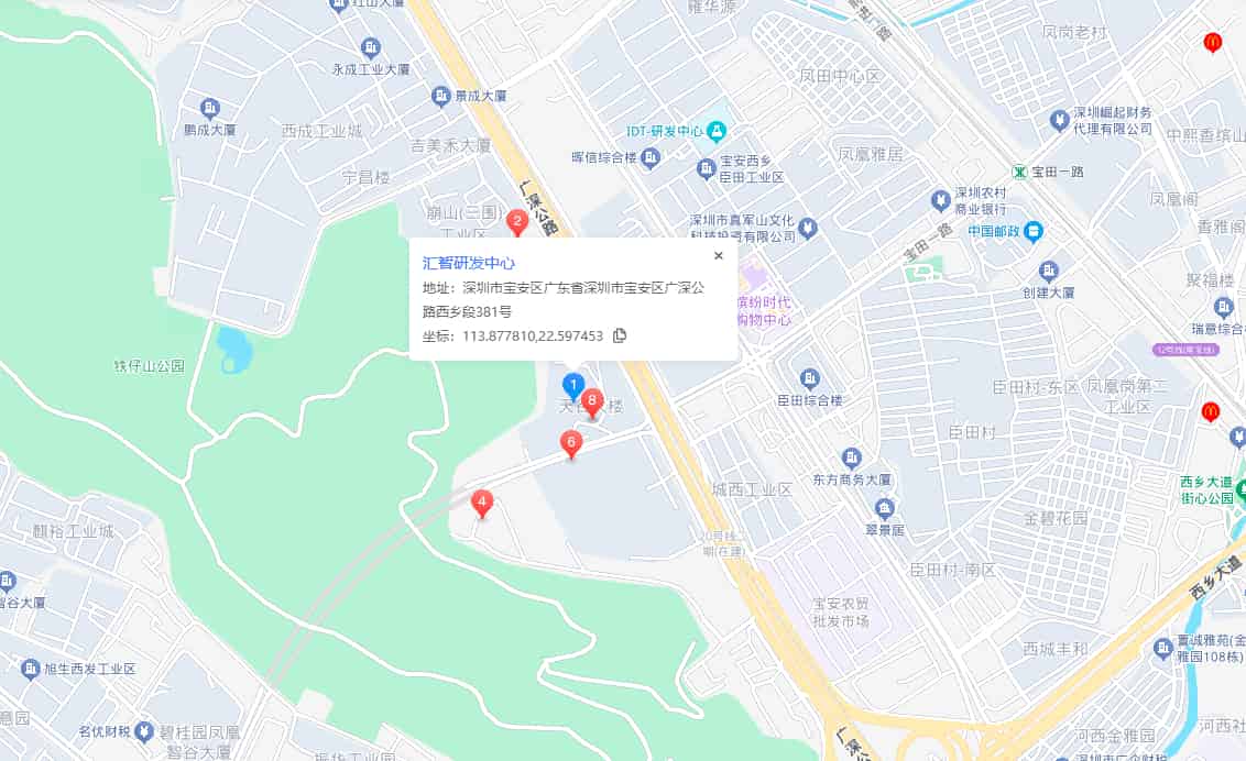 汇智研发中心位置地图