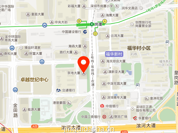 京地大厦位置地图