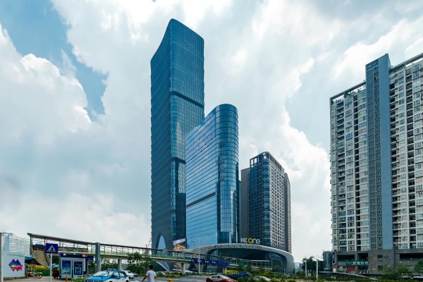 京基滨河时代广场外观图