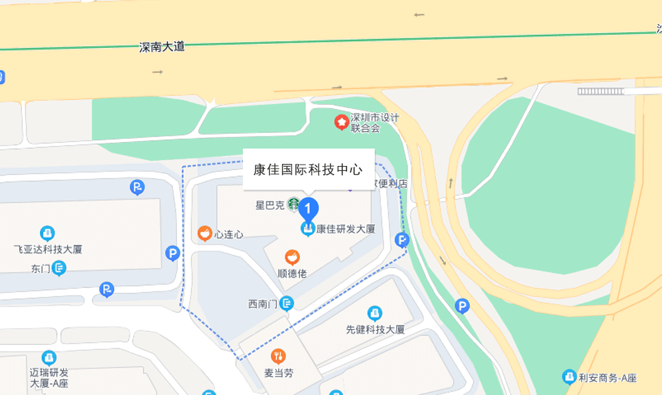 康佳研发大厦位置地图