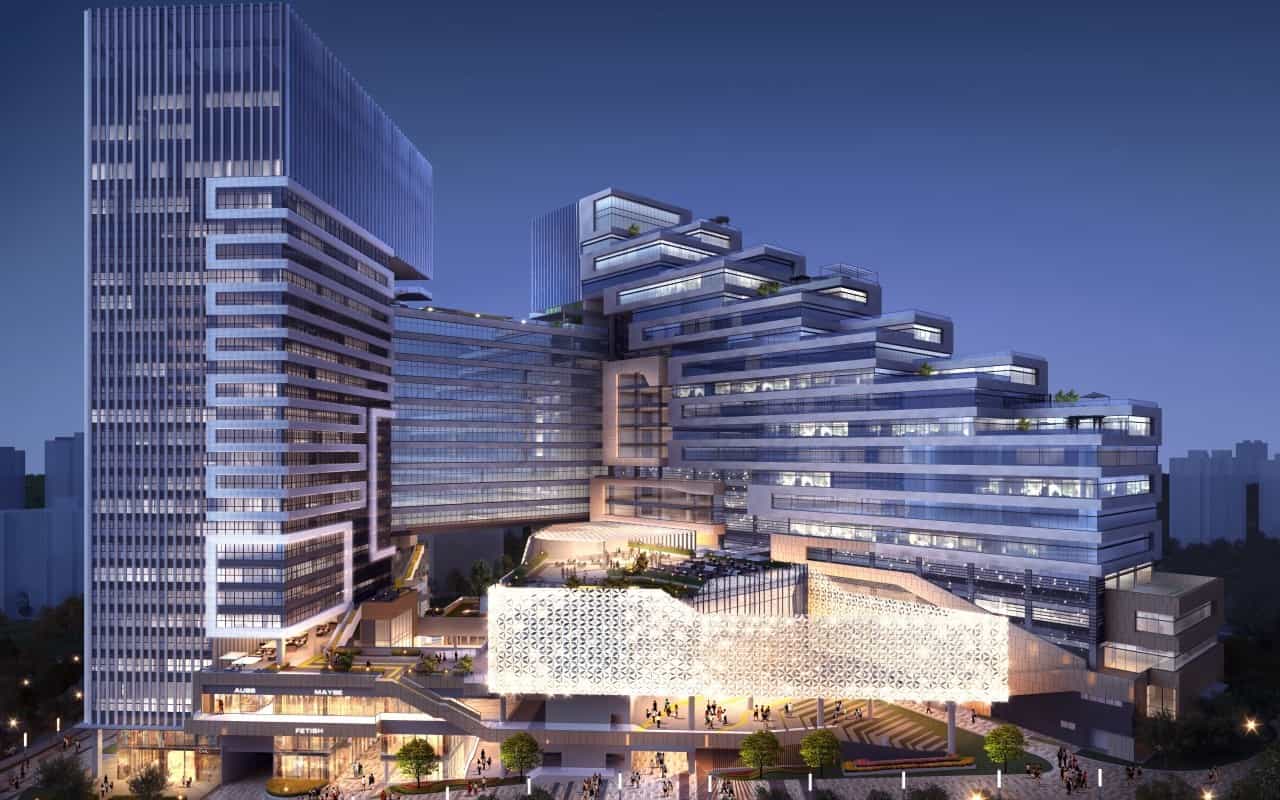 朗峻广场外观图