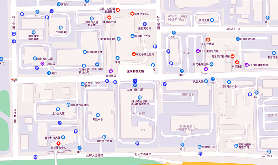 兰光科技大厦位置地图