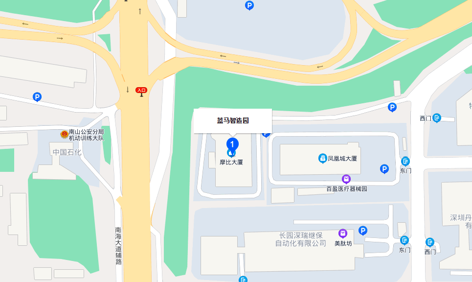 蓝马智造园位置地图