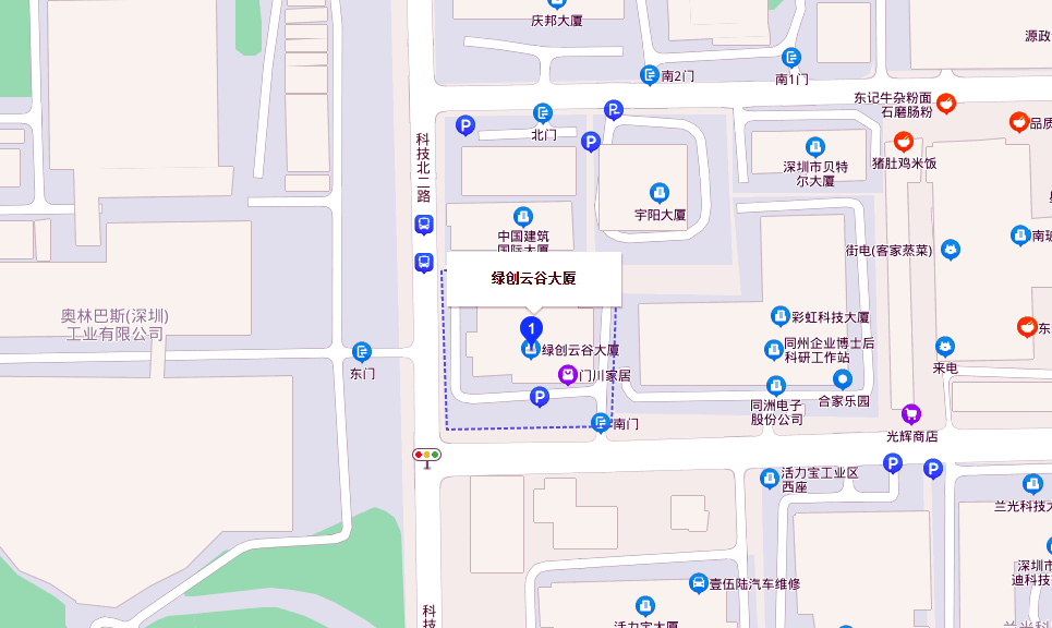 绿创云谷位置地图