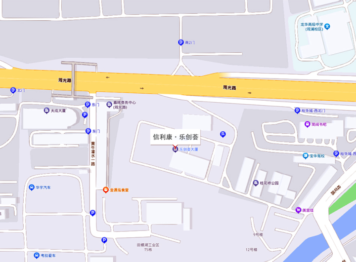 信利康·乐创荟位置地图