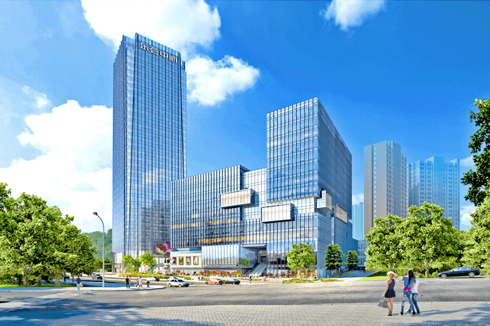 乐荟中心外观图