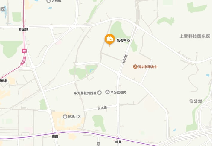乐荟中心位置地图