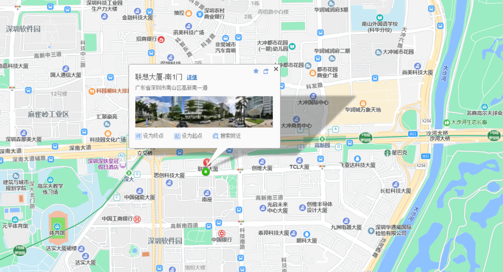 联想大厦位置地图