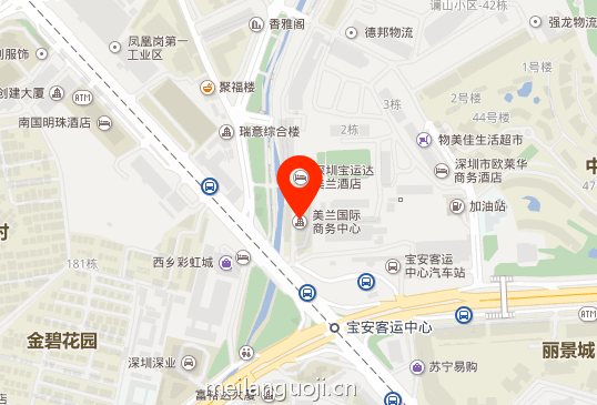 美兰国际商务中心位置地图
