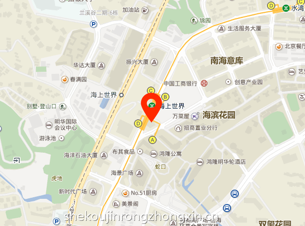 蛇口金融中心大厦位置地图