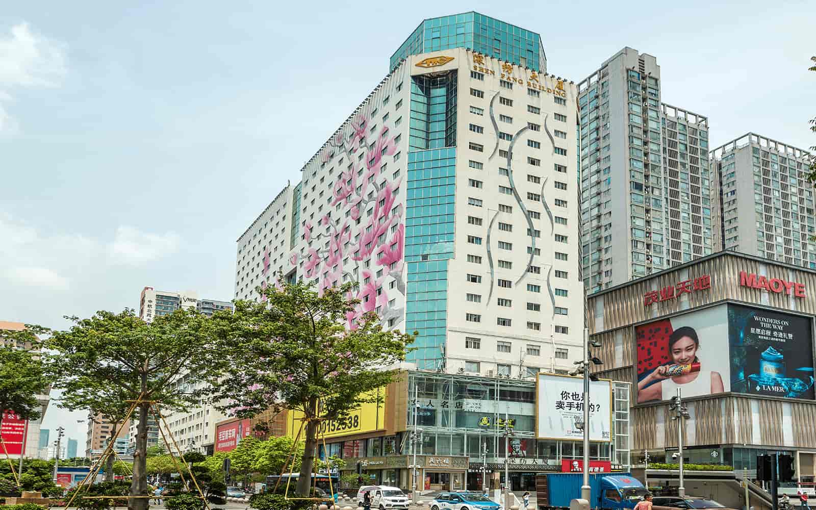 深纺大厦周边环境图