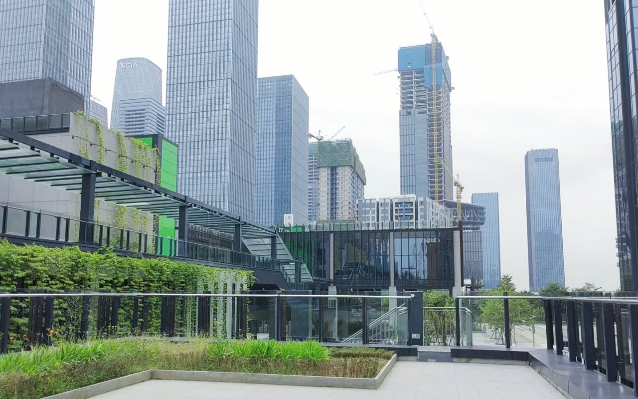 前海深港创新中心周边环境图