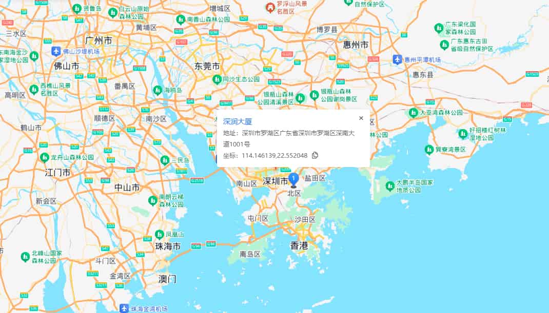 深润大厦位置地图