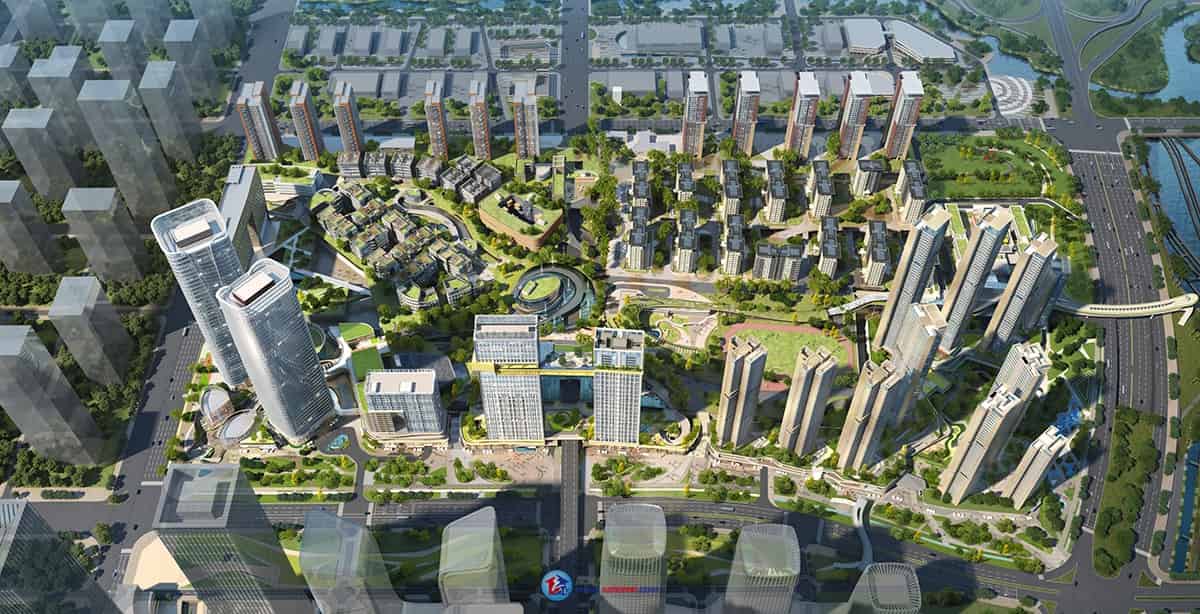 深铁前海时代总部中心周边环境图