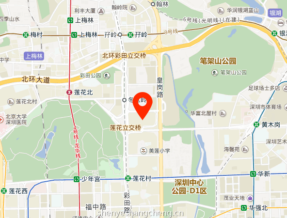 深业上城位置地图