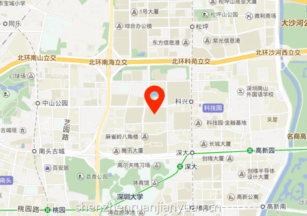 深圳软件园二期位置地图