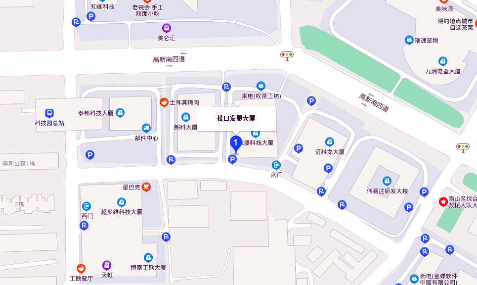 松日发展大厦位置地图