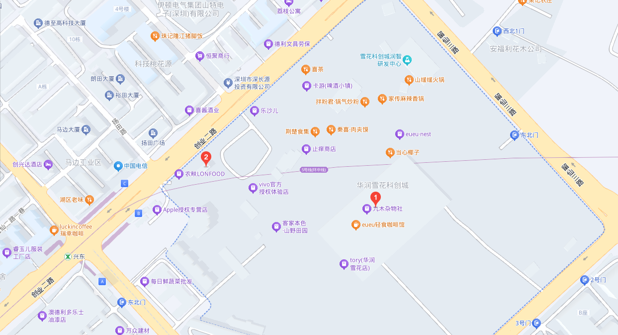 雪花科创城位置地图