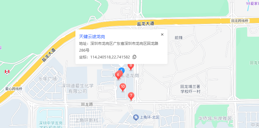 天健云途数字建造BIM设计产业园位置地图