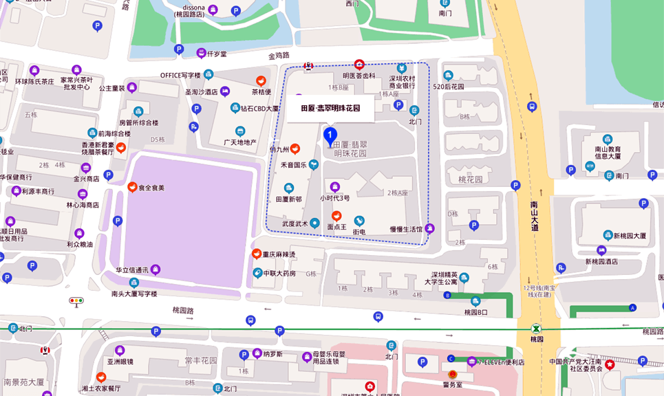 田厦翡翠明珠位置地图