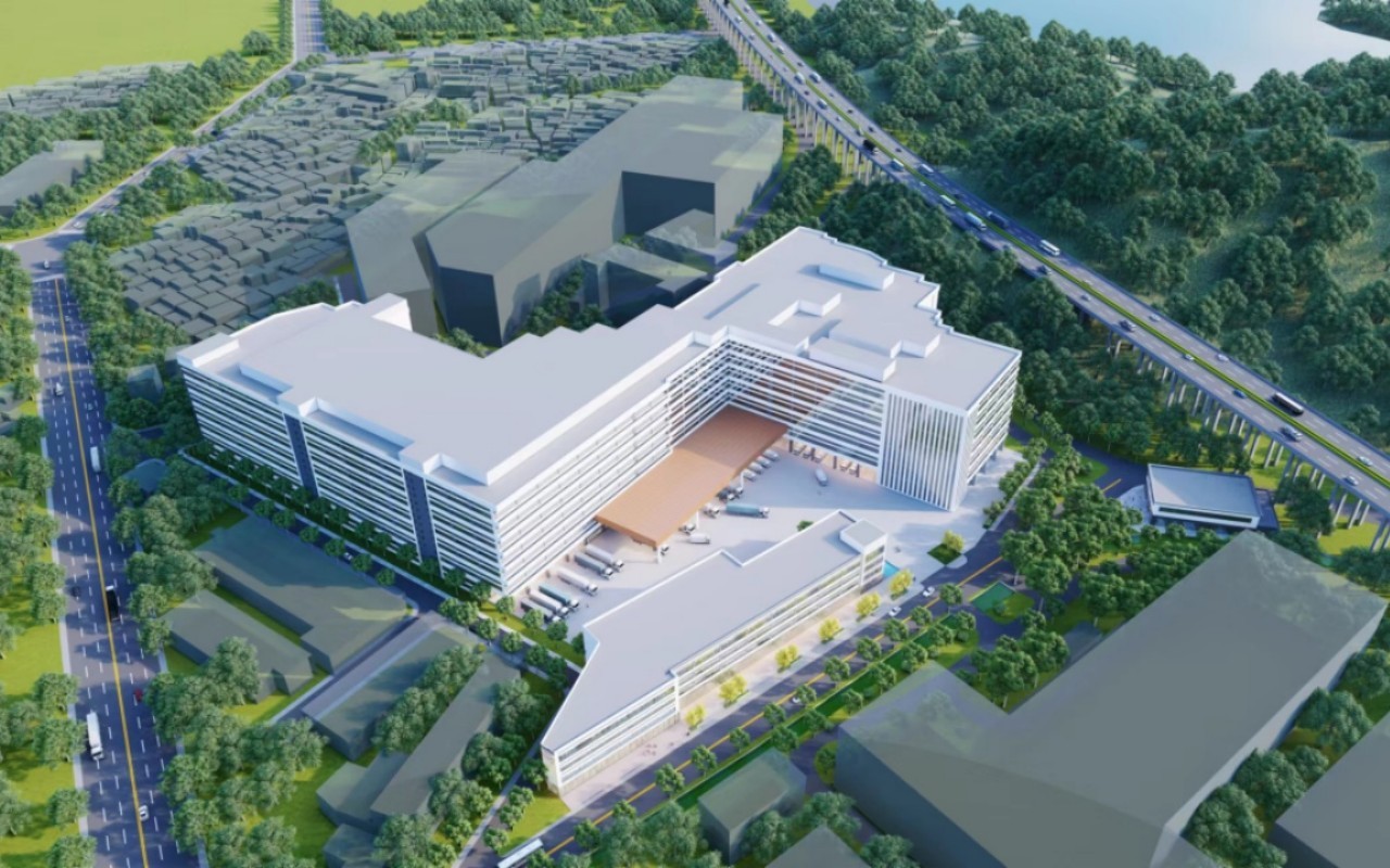 湾区数字仓物流园外观图