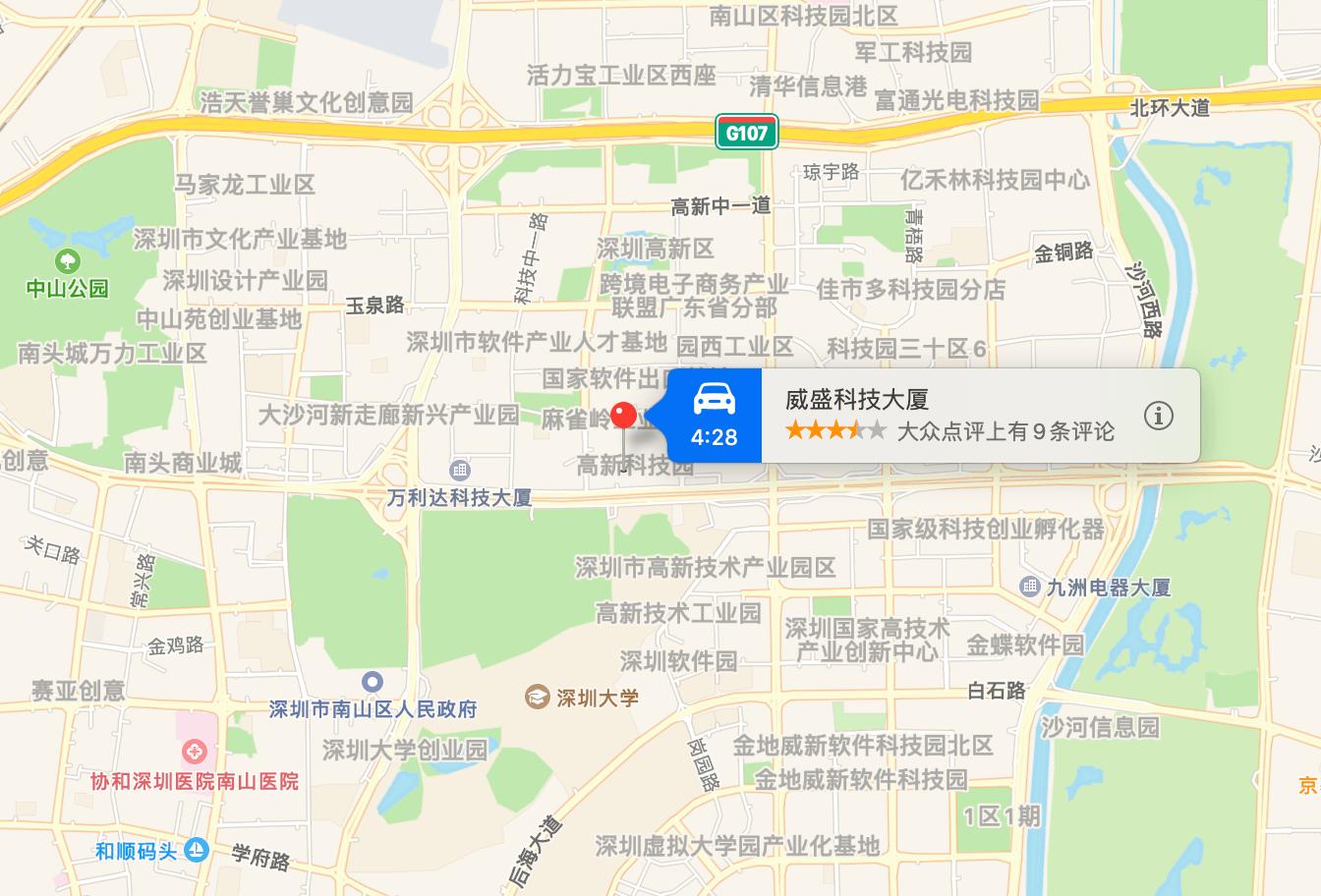 威盛科技大厦位置地图