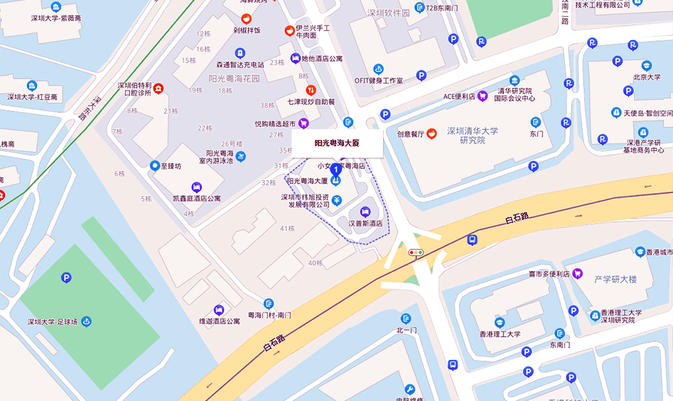 阳光粤海大厦位置地图