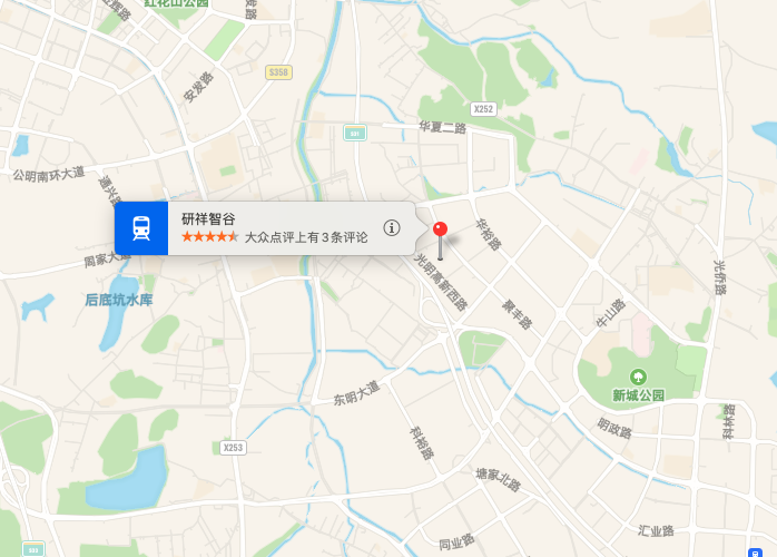 研祥智谷位置地图