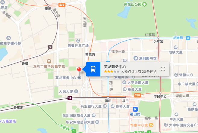 英龙商务中心位置地图