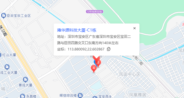 雍华源科技大厦位置地图