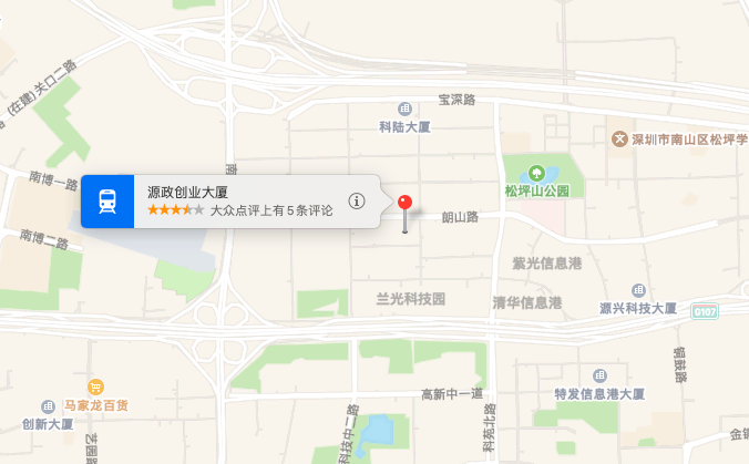 源政创业大厦位置地图