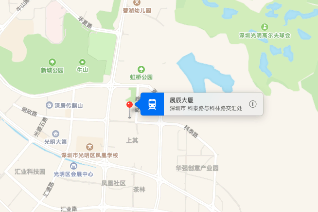展辰大厦位置地图