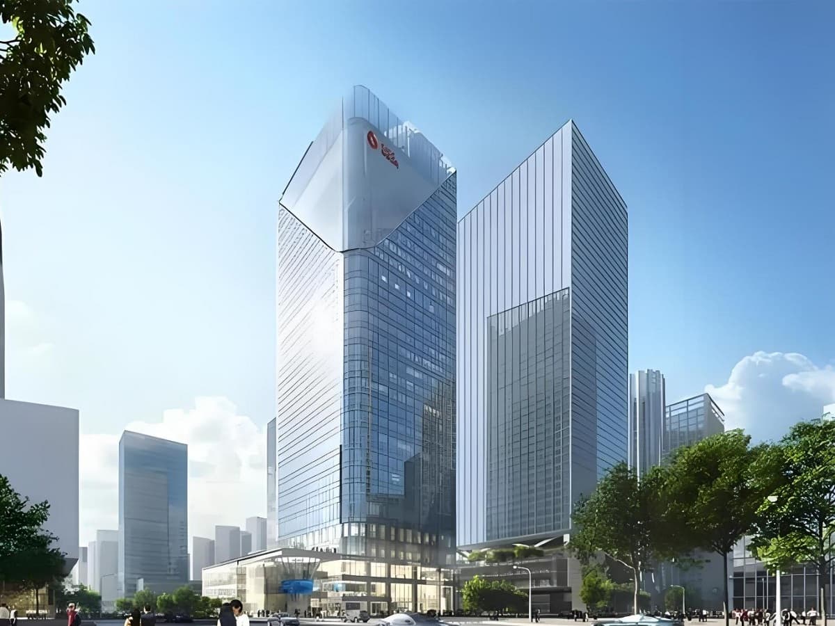 中金大厦外观图