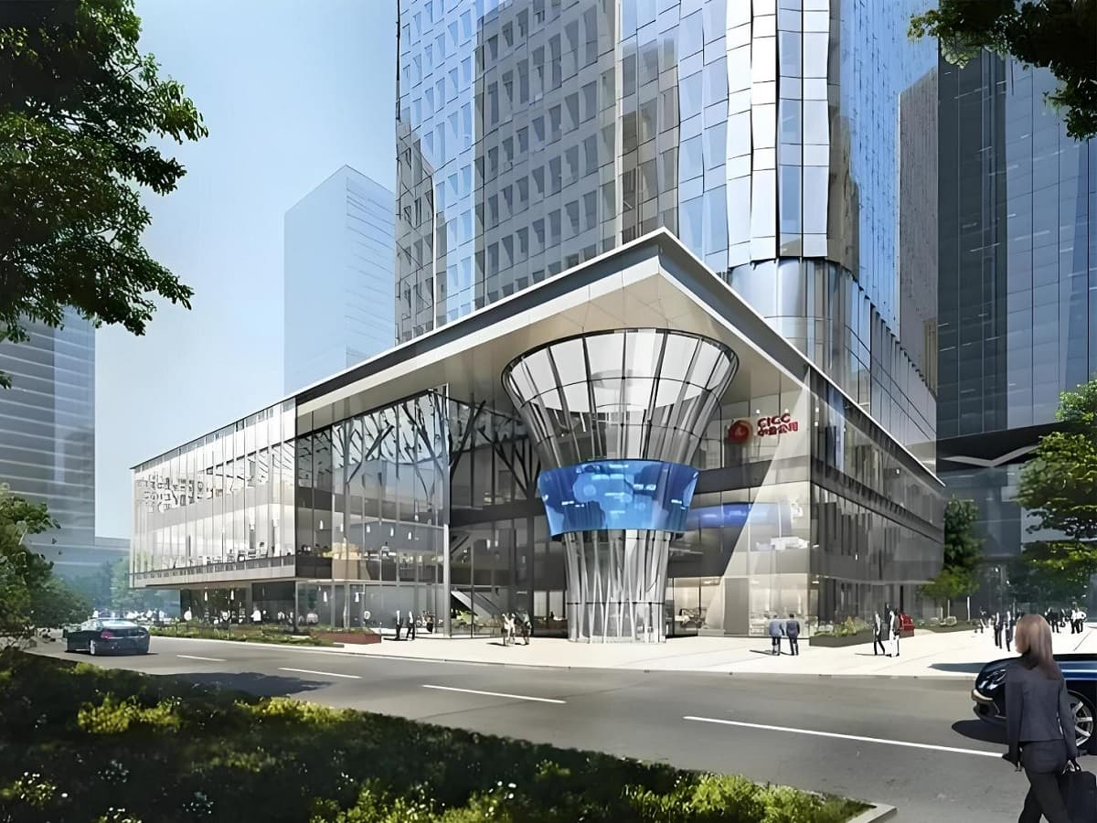 中金大厦周边环境图