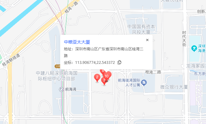 中粮亚太大厦位置地图