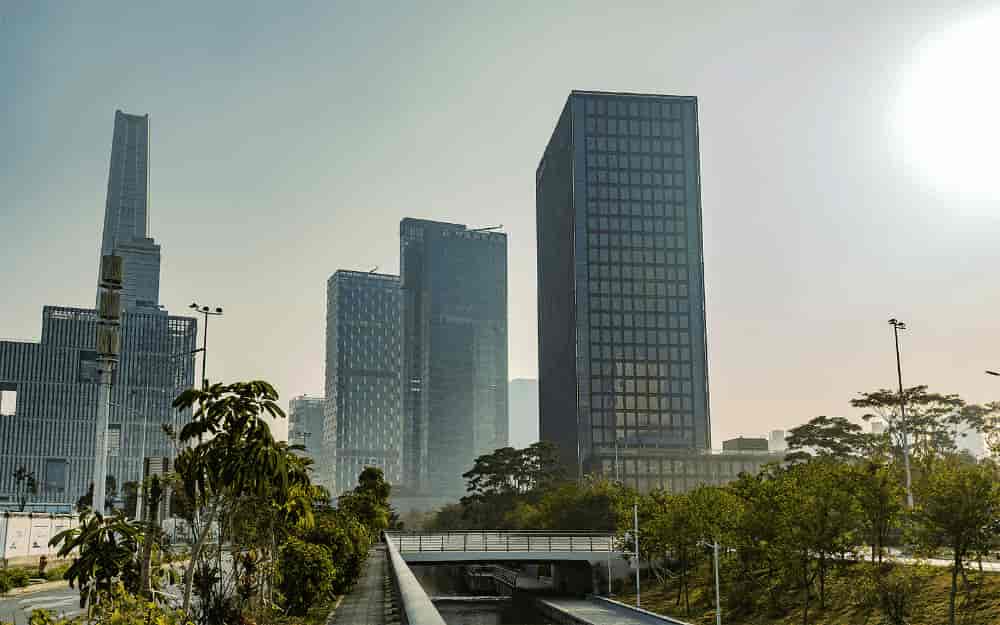 中铁南方总部大厦外观图