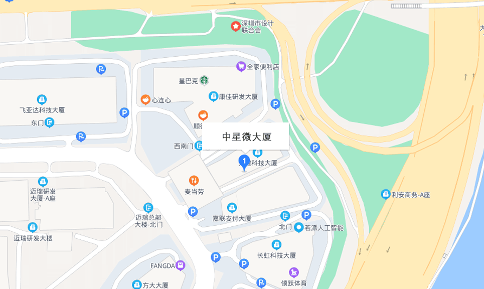 中星微大厦位置地图