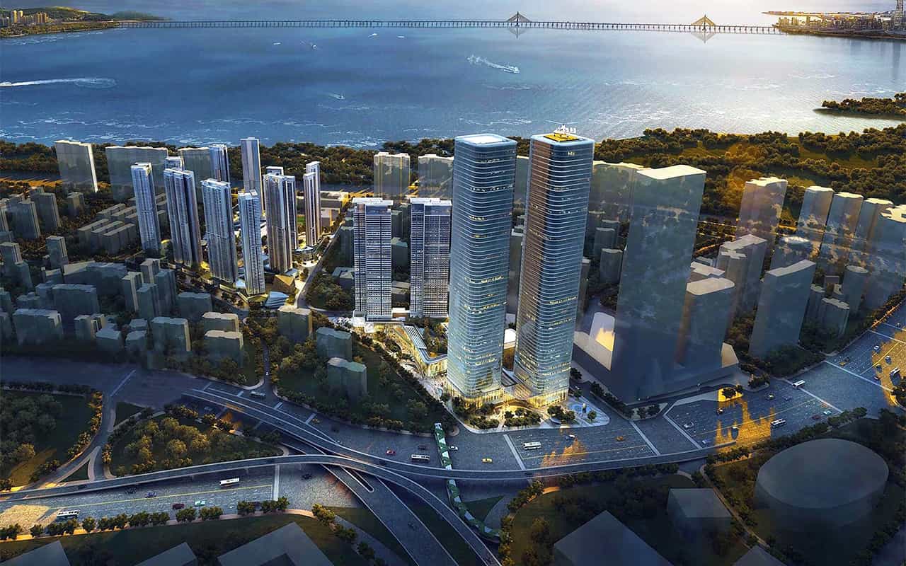 中洲湾电梯图片