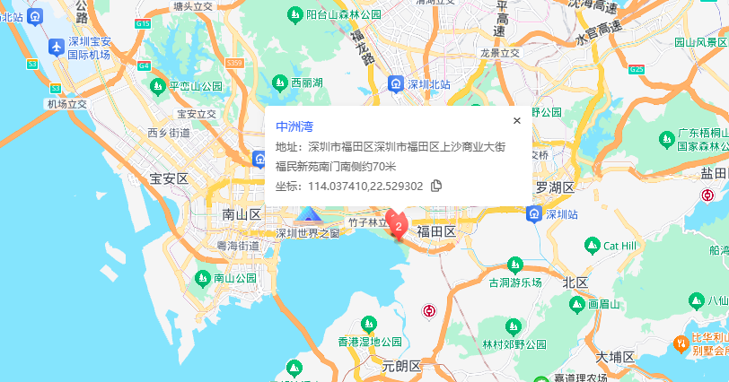 中洲湾位置地图