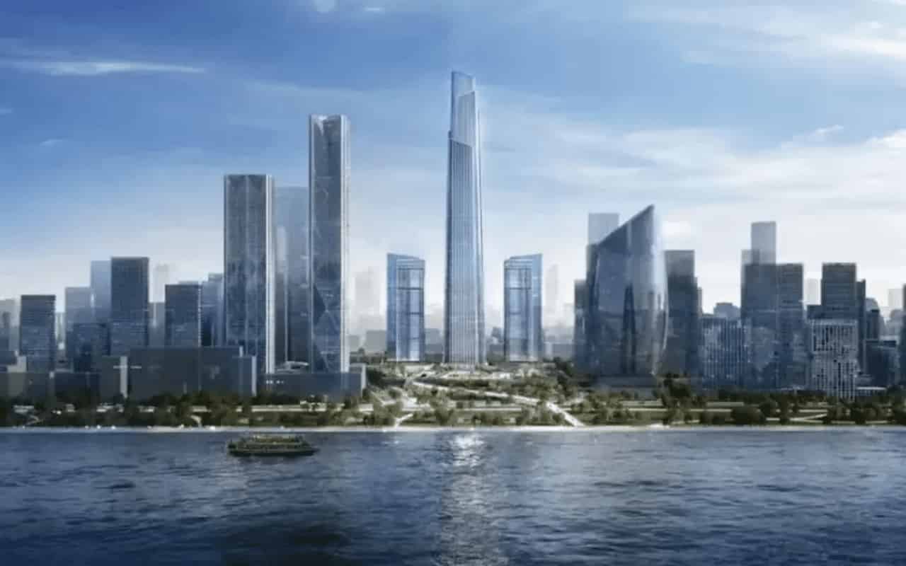 前海周大福金融大厦外观图